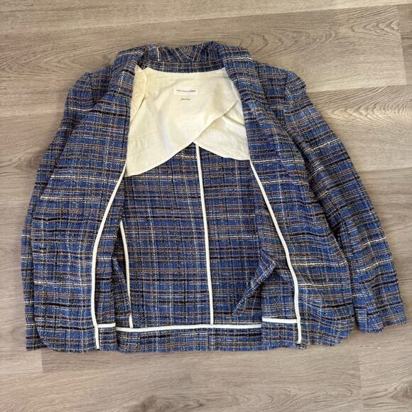 Isabel Marant Etoile Blazer Jacket Plaid Academia Size 42 / XL - Picture 4 of 11